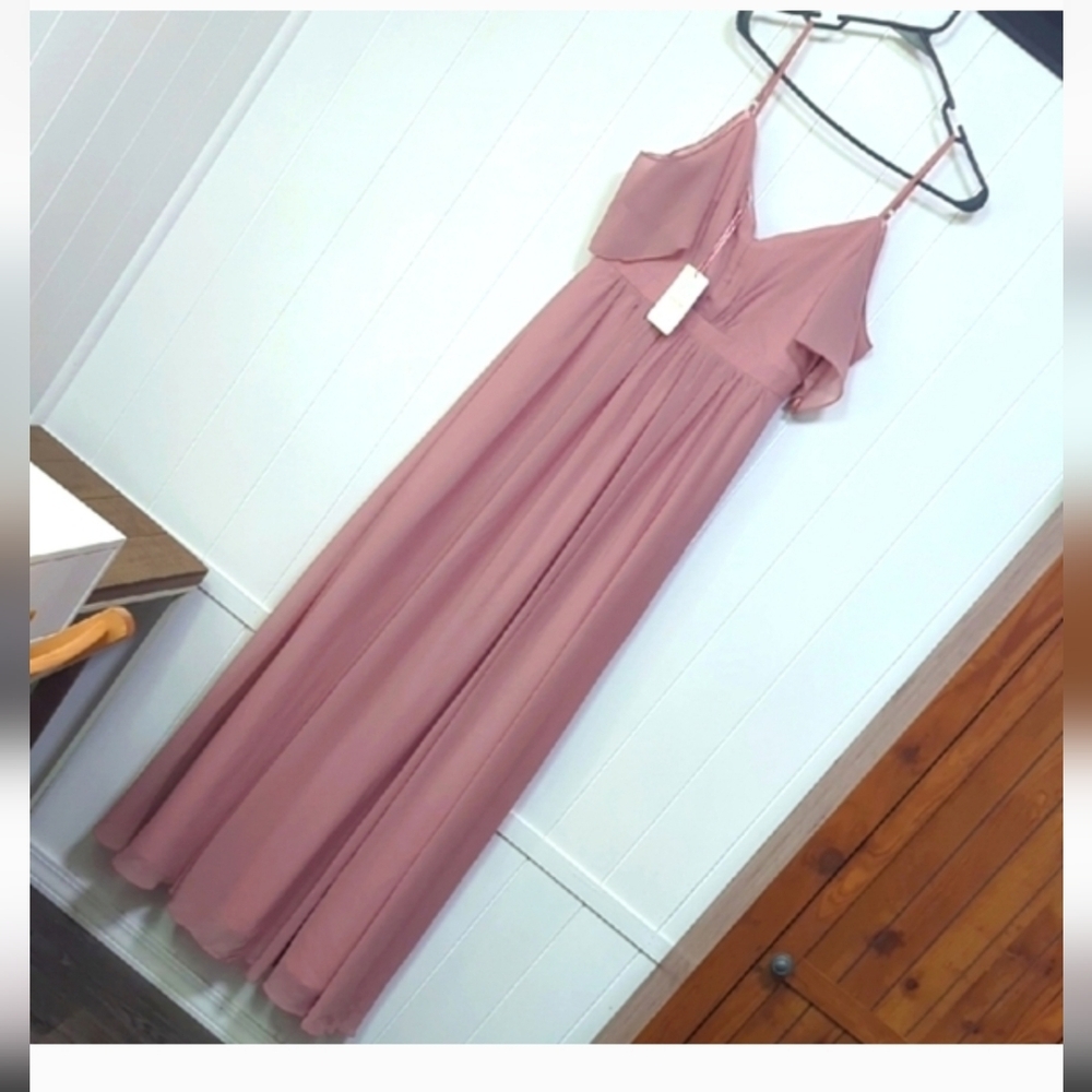 🌟NWT Entro Elegant Pink Maxi Dress - Picture 12 of 12